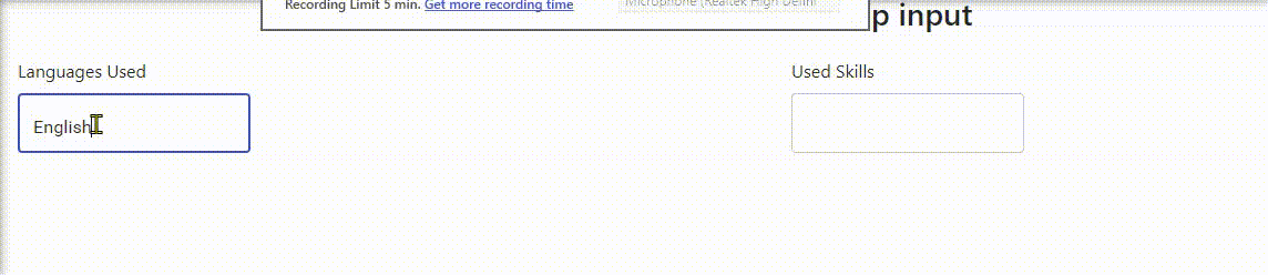 How To Add Tags In ReactJS Application